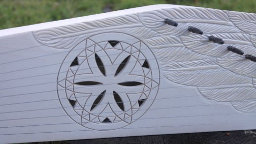 Фото Таежная Музыкальная Артель TMA-GKSWS-11 Гусли крыловидные (Белый Лебедь) 11 струн