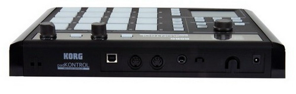 Фото KORG PADKONTROL KPC-1 BK миди-контроллер для программирования ударных, цвет ч рный