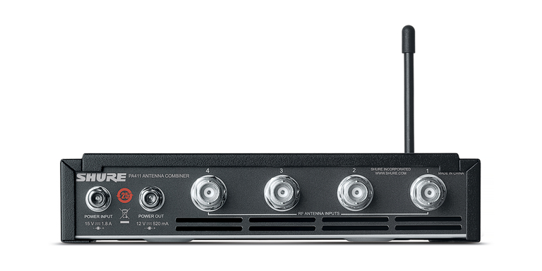 Фото SHURE PA411 4х-канальный антенный объединитель для систем персонального мониторинга PSM300