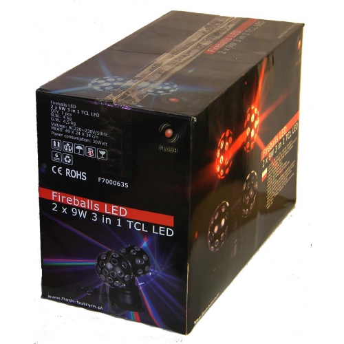 Фото Flash LED DOUBLE BALL Светодиодный эффект