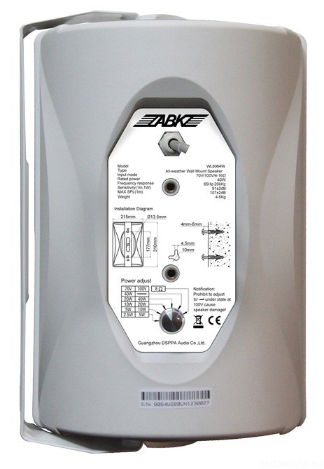 Фото Корпусной громкоговоритель ABK WL-8064W