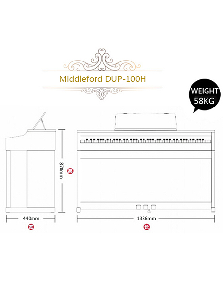 Фото Пианино Middleford DUP-100H