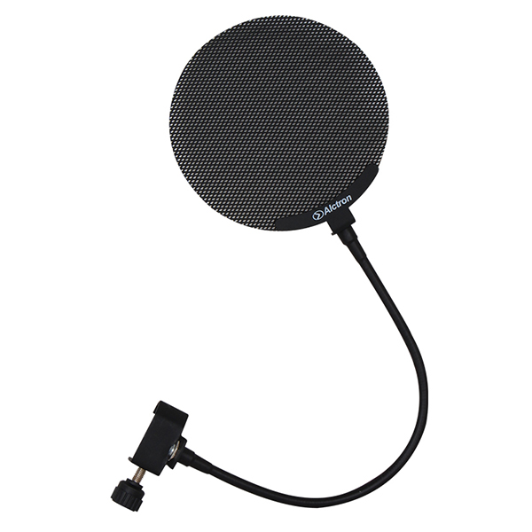 Фото Студийная ветрозащита (поп-фильтр) Alctron MA019B с креплением, металл