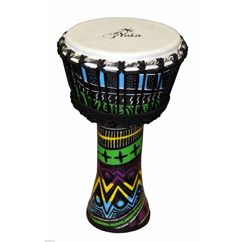 Фото YUKA DJPC08-16 - Джембе с верёвочной настройкой Юка