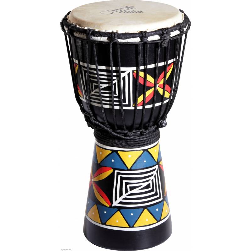 Фото YUKA DJWT07-16 - Джембе с верёвочной настройкой Юка