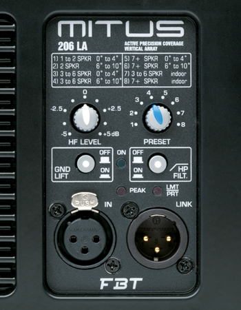 Фото Элемент линейного массива активный FBT MITUS 206LA