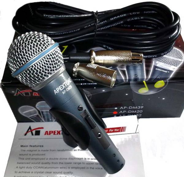 Фото Apextone DM-20 Динамический микрофон