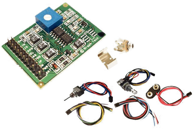 Фото Graph Tech PK-0240-00  Преамп Acousti-Phonic для пьезо-бриджей