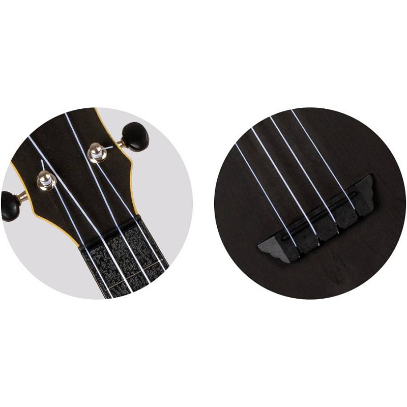 Фото Укулеле сопрано FLIGHT TUSL-35 BK