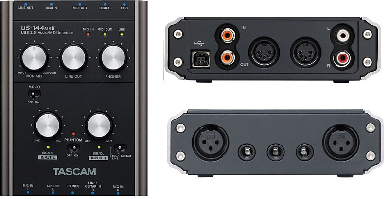Фото Tascam us-144mkii USB AUDIO/MIDI интерфейс