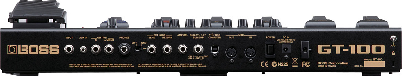 Фото Boss gt-100 гитарный процессор