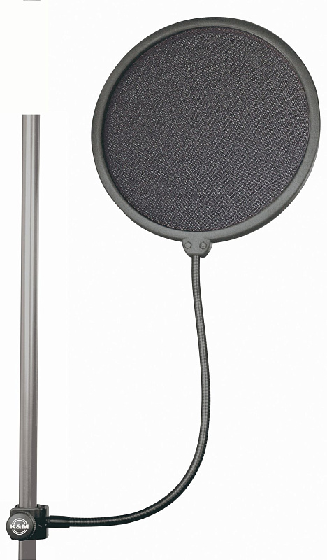Фото K&M 23966-000-55  поп-фильтр, диаметр 200мм (студийная ветрозащита)