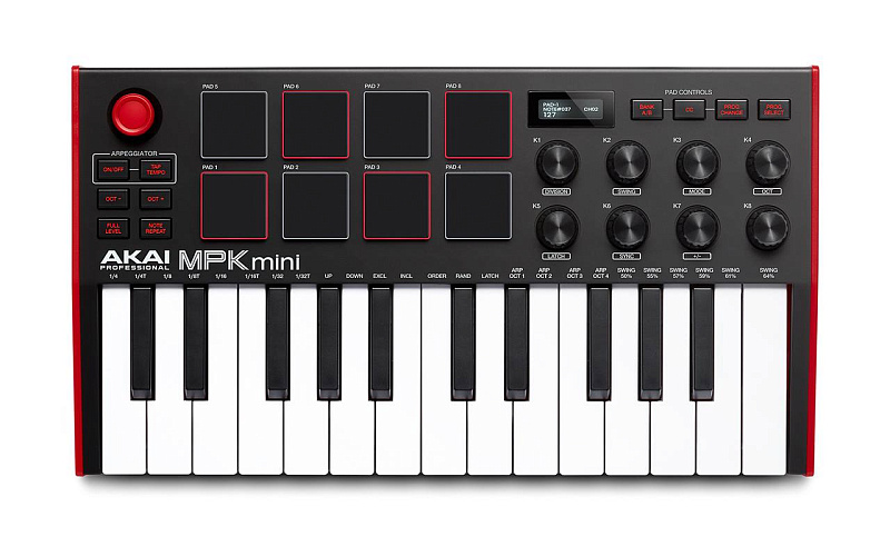 Фото MIDI клавиатура AKAI PRO MPK MINI MK3