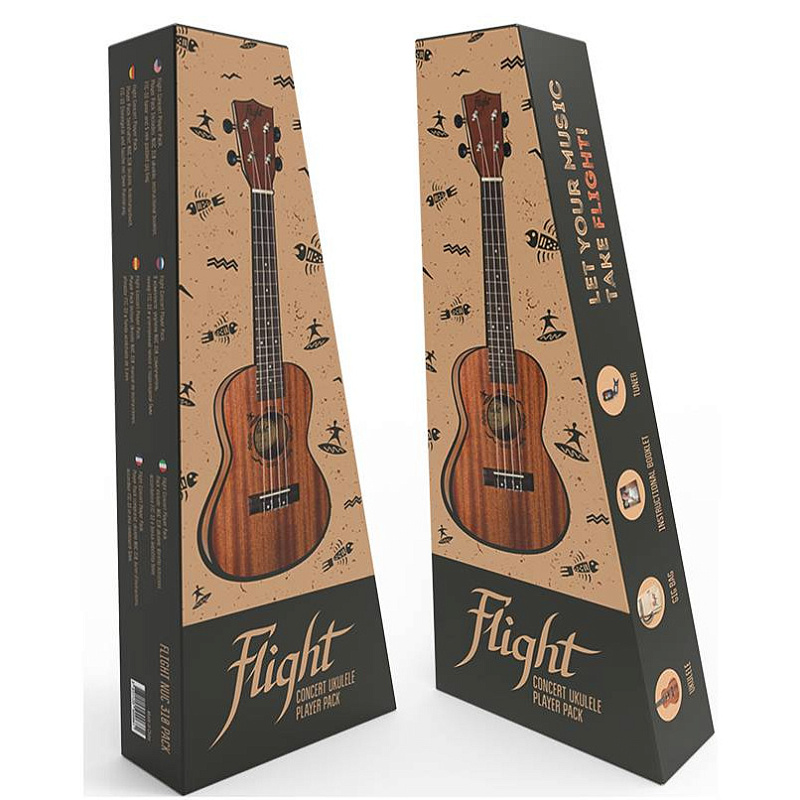 Фото Укулеле концерт FLIGHT NUC PACK