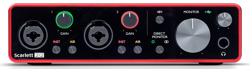 Фото FOCUSRITE Scarlett 2i2 3rd Gen