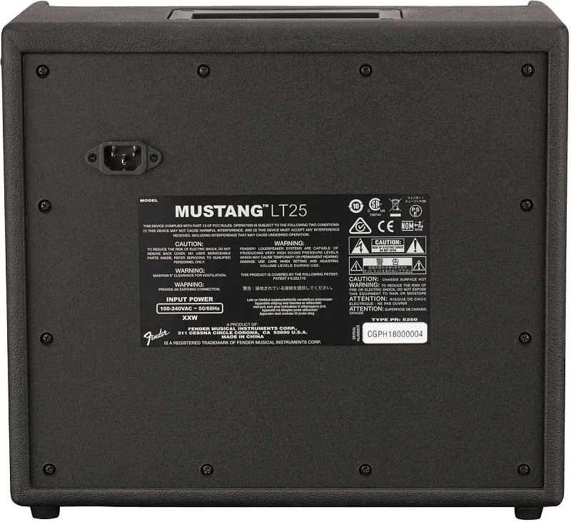 Фото FENDER MUSTANG LT 25 230V EU 