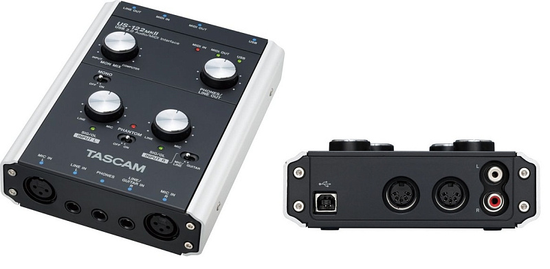 Фото Tascam us-122mkii USB AUDIO/MIDI интерфейс