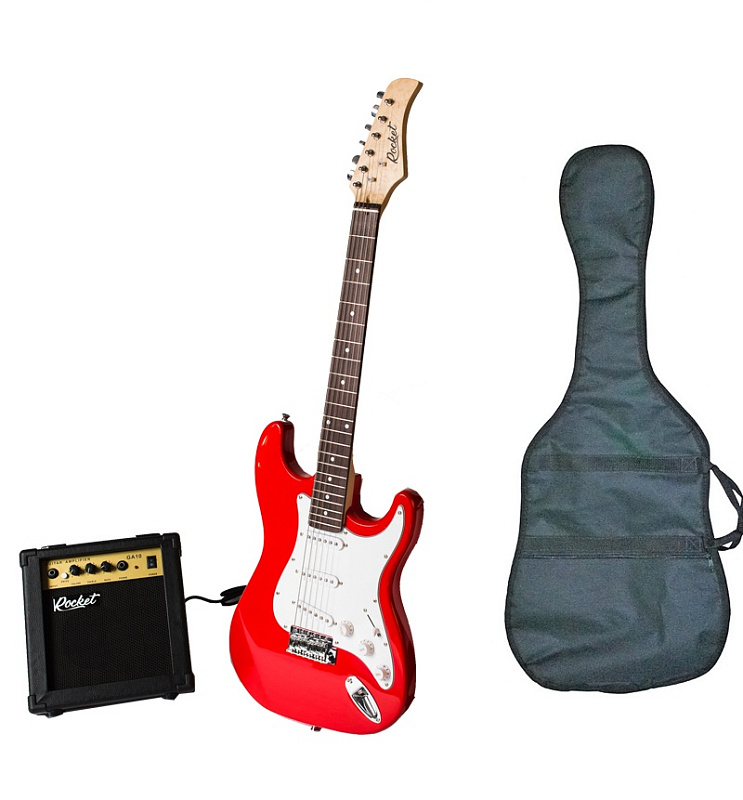 Фото Комплект с электрогитарой ROCKET PACK-1 RD