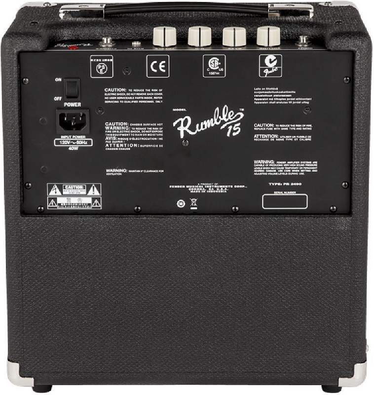 Фото Комбоусилитель FENDER RUMBLE 15 COMBO