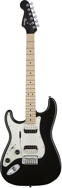 Фото Fender Squier Contemporary Stratocaster HH Left-Handed Maple Fingerboard Black Metallic 