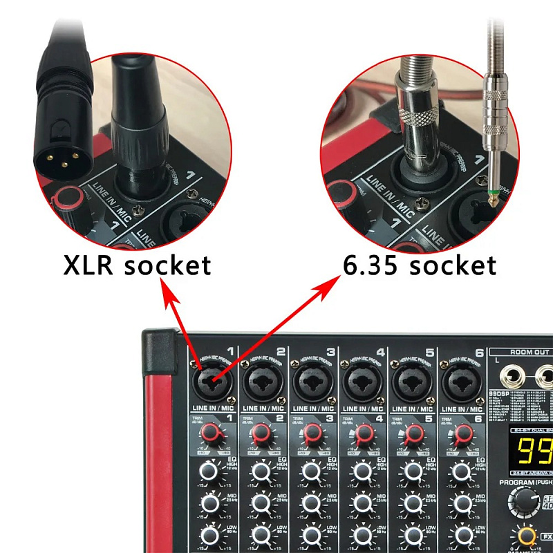 Фото Микшерный пульт Freeboss MINI6
