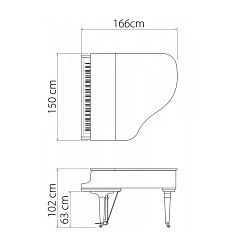 Акустический рояль KAWAI GL-30 WH/P