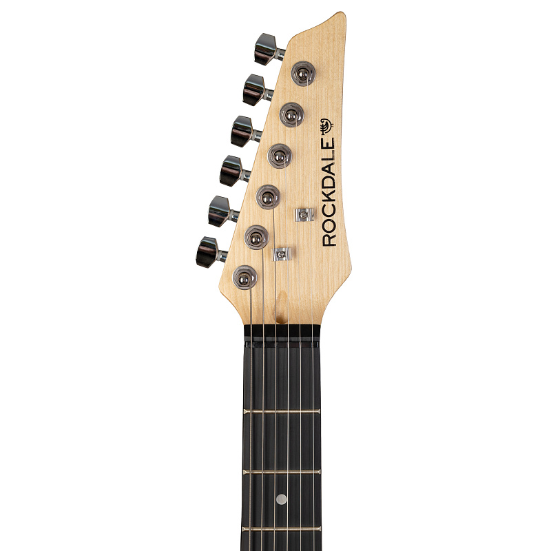 Фото Электрогитара ROCKDALE Akira HSS Black