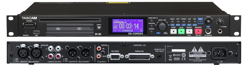 Фото CD проигрыватель Tascam SS-CDR200