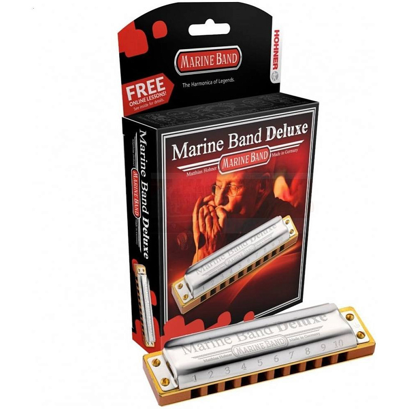 Фото HOHNER Marine Band Deluxe 2005/20 C - Губная гармоника диатоническая Хонер