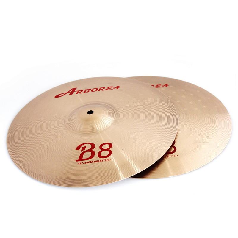 Фото Две тарелки 14" Arborea B814HH B8 Series Hi-Hat