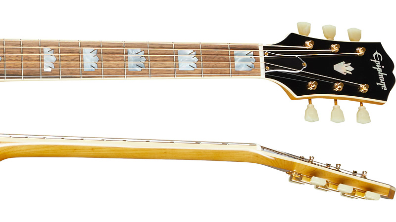 Фото EPIPHONE J-200 Aged Antique Natural