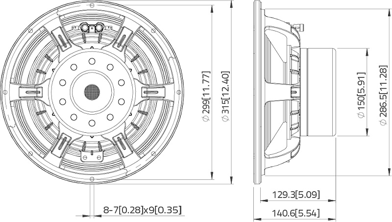 Фото Динамик 12" Lavoce WAN124.01