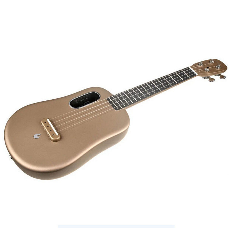 Фото Укулеле трансакустическая Lava ME U 23" FREEBOOST SPARKLE GOLD