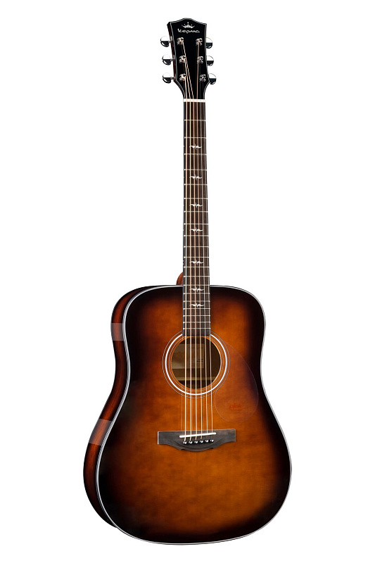 Фото Трансакустическая гитара KEPMA F1E-D Cherry Sunburst