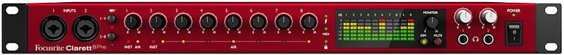 Фото FOCUSRITE Clarett 8Pre USB