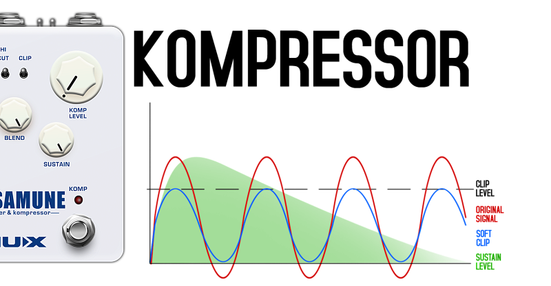 Фото Педаль эффектов Nux Cherub NBK-5 Masamune Booster & Kompressor