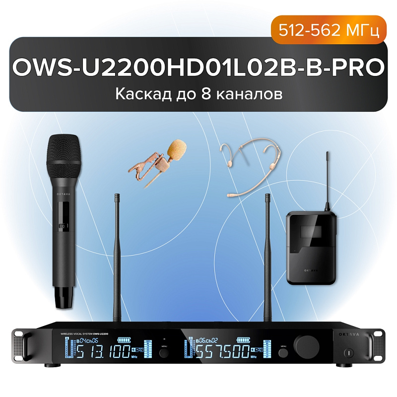 Фото Радиосистема Октава OWS-U2200HD01L02В-B-PRO