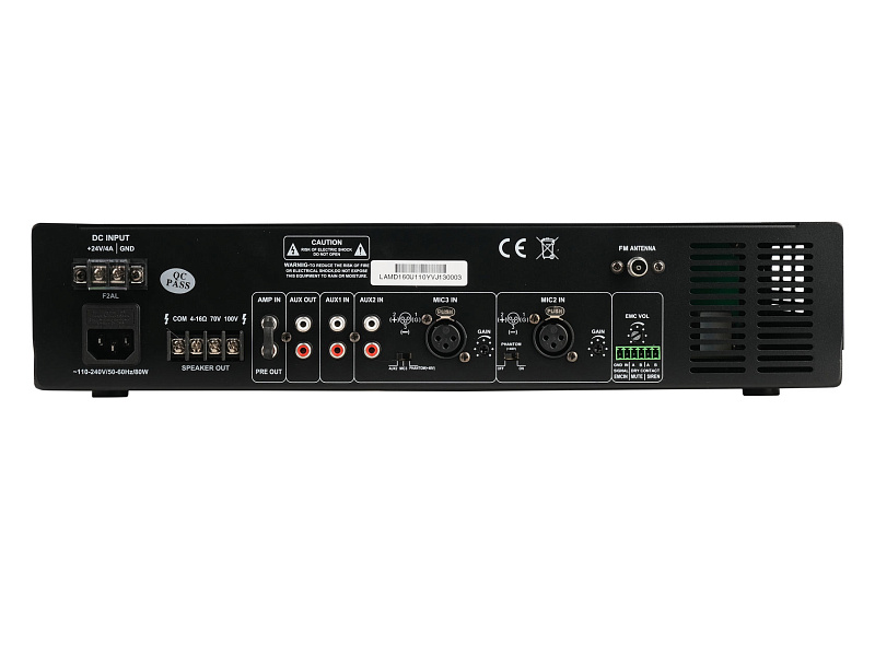 Фото Микшер усилитель мощности трансляционный LAudio LAMD160U