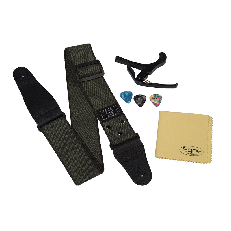 Фото Электрогитара SQOE Seib370 Mwhite(ivory)