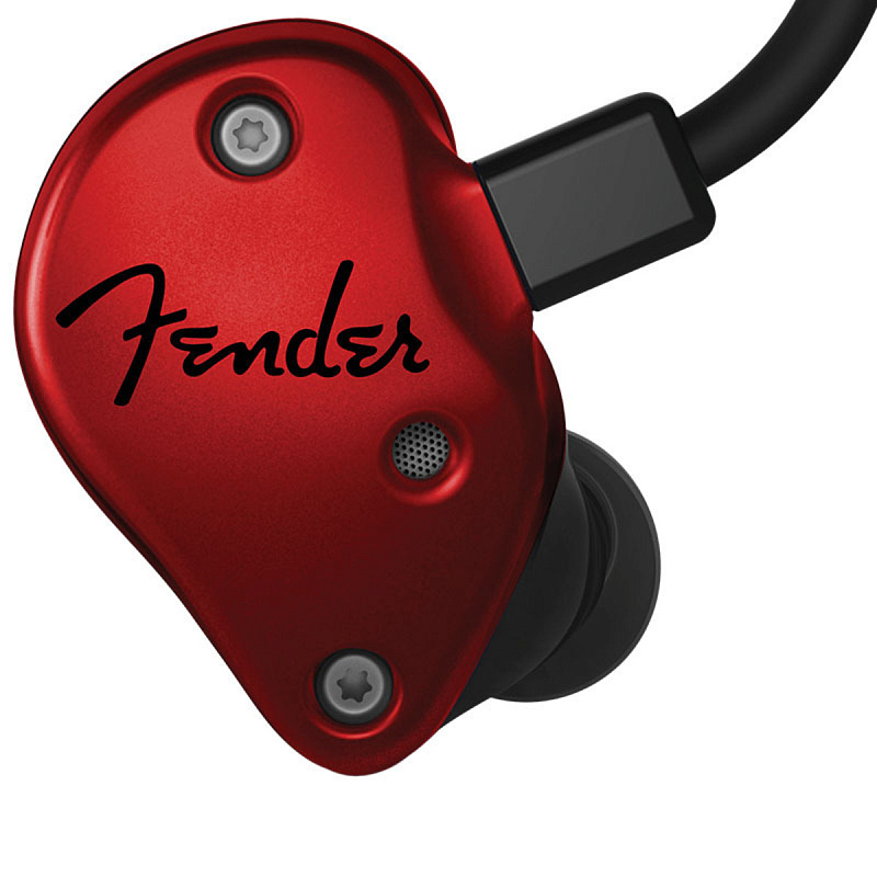 Фото FENDER FXA6 PRO IEM- RED головные телефоны с 9,25мм драйвером, HDBA твиттером и бас портом