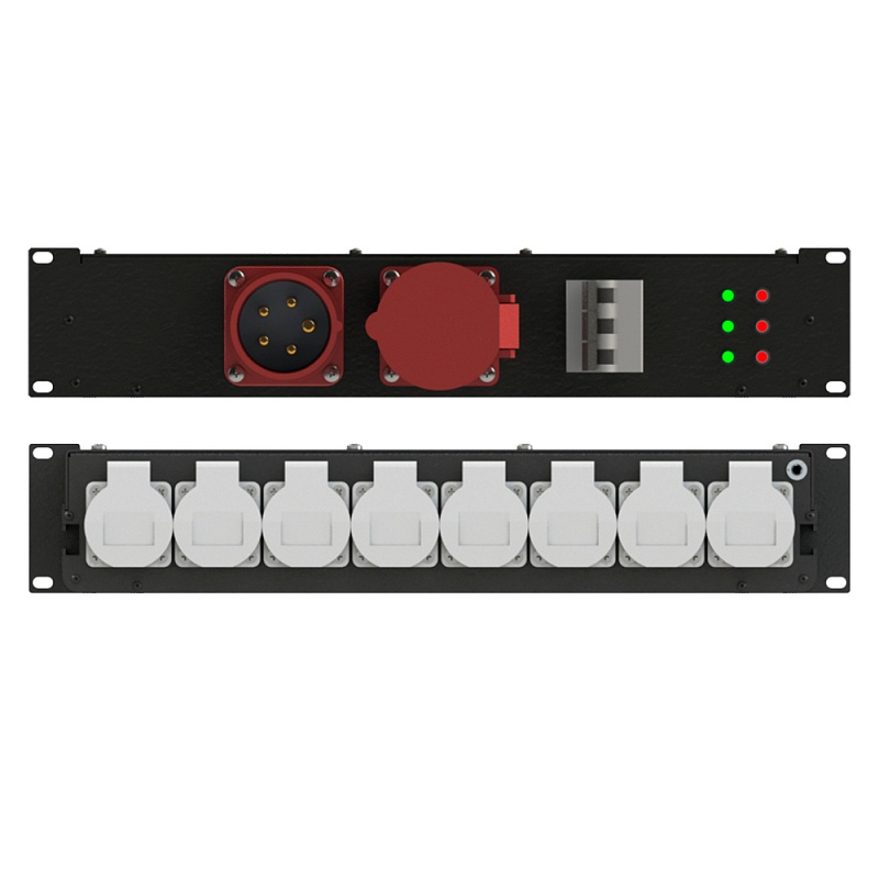 Фото ER408 Дистрибьютор питания, рэковый, EDS